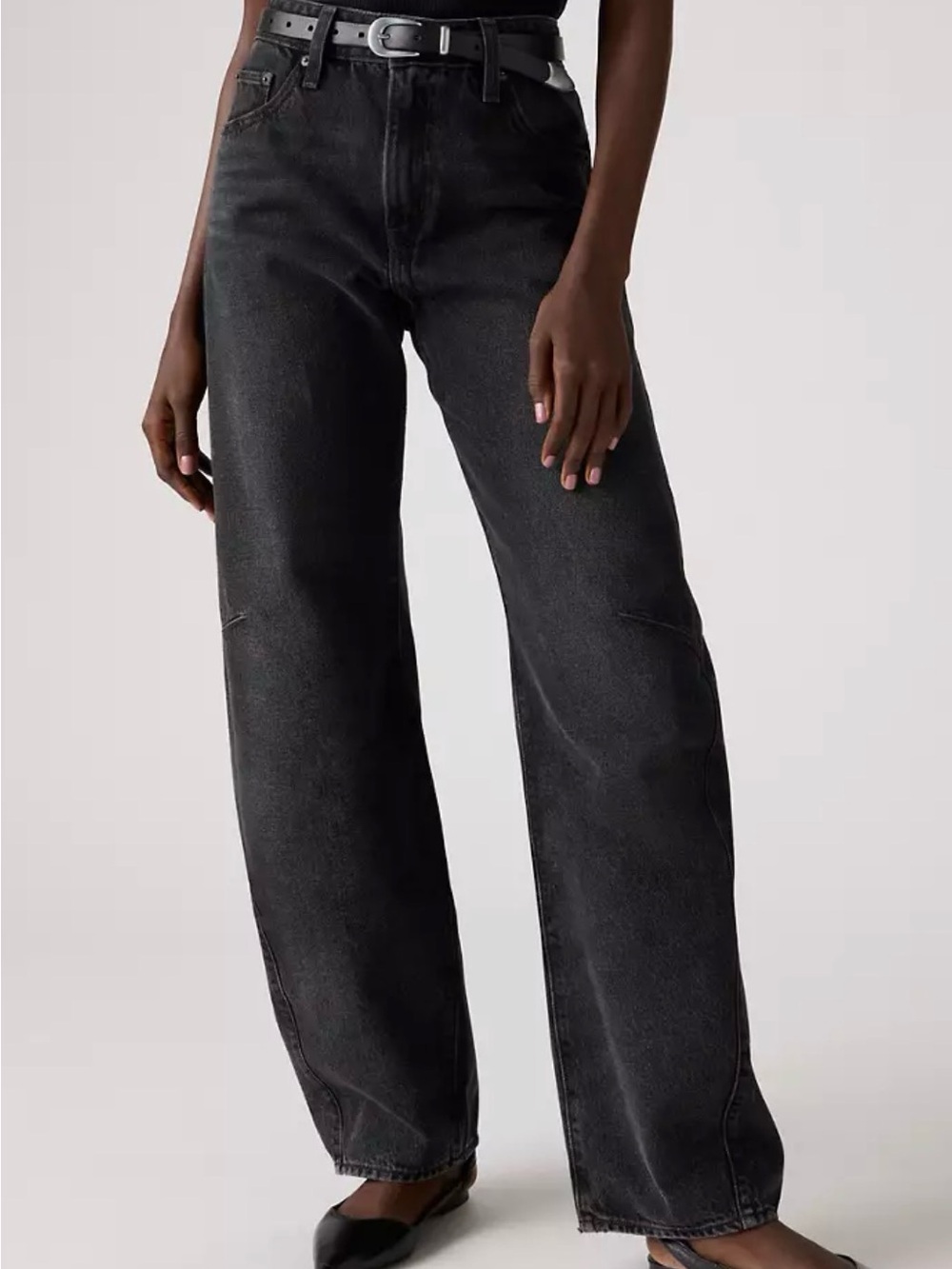 Levi's Baggy Dad Barrel Jeans - Black